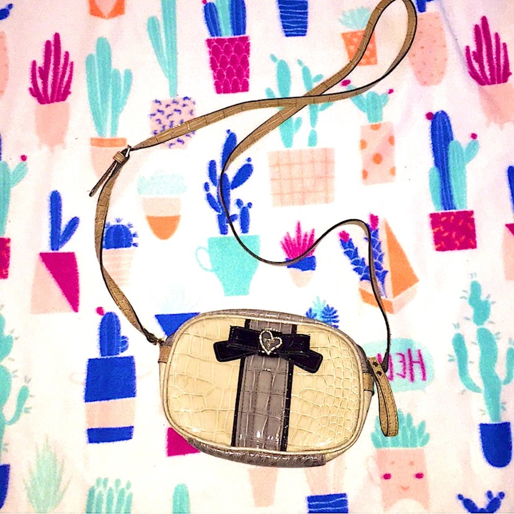 faux animal skin Guess Purse